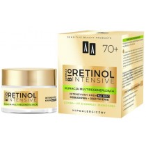 AA Retinol Intensive 70+ intensywny krem na noc Odbudowa + Odywienie Matrixyl Power & Green Caviar Bio 50ml