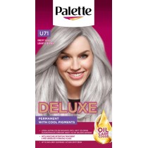 Palette Deluxe Oil-Care farba do włosów trwale koloryzująca z mikroolejkami U71 Mroźne Srebro