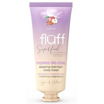 Fluff Super Food Sleeping Overnight Body Mask odywczo-regenerujca maska do ciaa Szarlotka 150ml