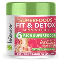 Intenson Superfoods Fit & Detox Elixir koktajl bonnikowy suplement diety 135g