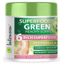 Intenson Superfoods Green Healthy Elixir koktajl pobudzajcy suplement diety 150g