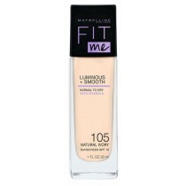 Maybelline Fit Me Luminous + Smooth Foundation podkad do twarzy 105 Natural Ivory 30ml