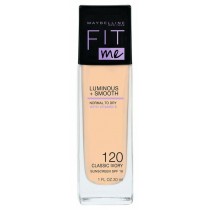 Maybelline Fit Me Luminous + Smooth Foundation podkad do twarzy 120 Classic Ivory 30ml