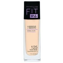 Maybelline Fit Me Luminous + Smooth Foundation podkad do twarzy 125 Nude Beige 30ml