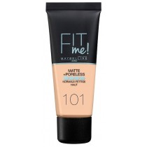 Maybelline Fit Me Matte Poreless podkad matujcy do twarzy 101 True Ivory 30ml