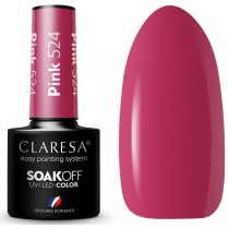 Claresa Soak Off UV/LED Pink lakier hybrydowy 524 5g