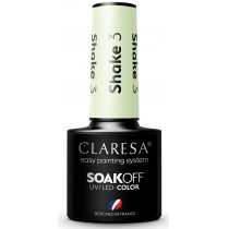 Claresa Soak Off UV/LED Shake lakier hybrydowy 3 5g