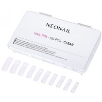 NeoNail Nail Tips przezroczyste tipsy z dug kieszonk 120szt