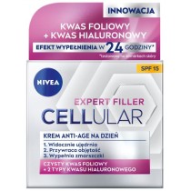 Nivea Hyaluron Cellular Filler + Ujdrnienie SPF15 przeciwzmarszczkowy krem na dzie 50ml