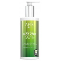 Apis Natural Aloe Vera 99% el aloesowy do twarzy i ciaa 300ml