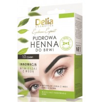 Delia Henna do brwi pudrowa 1.0 Czer 4g