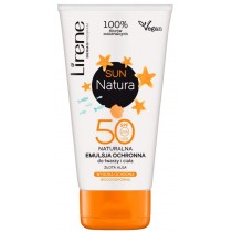 Lirene Sun Natura SPF50 naturalna emulsja ochronna do twarzy i ciaa Zota Alga 120ml