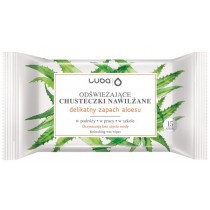 Luba Odwieajce chusteczki nawilane Aloes 15szt