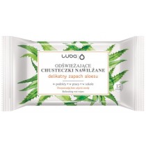 Luba Odwieajce chusteczki nawilane Aloes 15szt