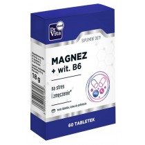 Dr Vita Magnez + Witamina B6 suplement diety 60 tabletek