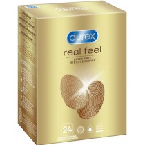 Durex Real Feel Latex Free prezerwatywy nielateksowe 24szt