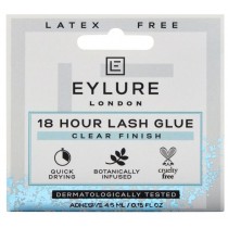 Eylure 18 Hour Lash Glue Clear Finish bezbarwny klej do rzs bez lateksu 4,5ml