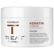 Montibello Treat Naturtech Keratin Force Mask maska z keratyną do włosów normalnych, delikatnych i zniszczonych 200ml