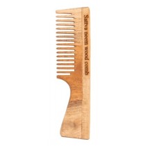 Sattva Neem Single grzebień do włosów z drzewa Miodli 19cm