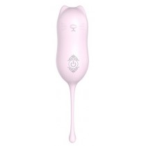 S-Hande Miaou-RTC wibrator zdalnie sterowany z 9 trybami wibracji w ksztacie kota Light Pink