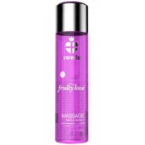 Swede Fruity Love Massage Warming Sensation rozgrzewający żel do masażu Raspberry & Rhubarb 120ml