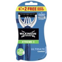 Wilkinson Sword Xtreme3 Ultimate Plus maszynki jednorazowe do golenia 8szt