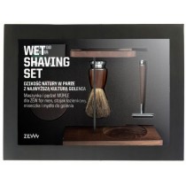 Zew For Men Wet Shaving maszynka do golenia + pdzel do golenia + miseczka + mydo do golenia 85ml