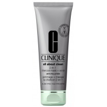 Clinique All About Clean 2-in-1 Charcoal Mask + Scrub oczyszczajca maseczka do twarzy 100ml