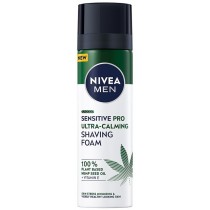 Nivea Men Sensitive Pro Ultra-Calming Shaving Foam pianka do golenia z olejem z nasion konopnych 200ml