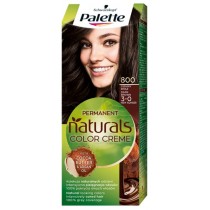 Palette Permanent Naturals Color Creme farba do wosw z Masem Kakaowym i Olejkiem Arganowym 800 (3-0) Ciemny Brz