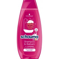 Schauma Kids Shampoo&Balsam szampon odżywczy do włosów suchych dla dzieci Malina 400ml