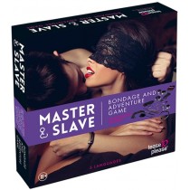 Tease And Please Master & Slave Bondage Game gra erotyczna Purple 10 elementów