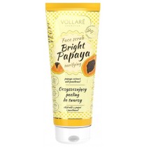 Vollare Bright Papaya Face Scrub Purifying oczyszczajcy peeling do twarzy Ekstrakt z Papai 100ml