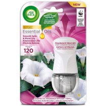 Air Wick Essential Oils elektryczny odwieacz powietrza i wkad Ksiycowa Lilia Otulona Satyn 19ml