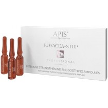 Apis Rosacea-Stop Intensywnie wzmacniajce i agodzce ampuki na bazie hydrolatu z ry damasceskiej 10x3ml