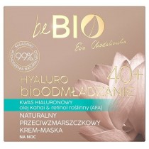 Be Bio Bio Odmadzanie 40+ Naturalny krem-maska do twarzy na noc 50ml