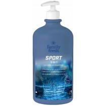 Family Fresh Sport 2in1 Shower Gel żel pod prysznic 1000ml