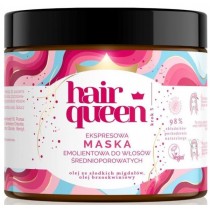 Hair Queen Ekspresowa maska emolientowa do wosw rednioporowatych 400ml