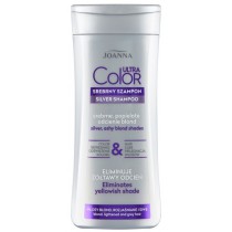 Joanna Ultra Color Silver Szampon do wosw blond, rozjanianych i siwych eliminujcy otawy odcie 200ml