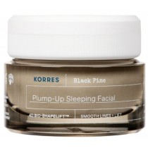 Korres Black Pine Plump-Up Sleeping Facial ujdrniajcy krem do twarzy na noc 40ml