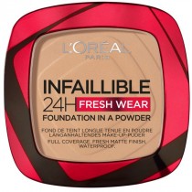 L`Oreal Infaillible 24H Fresh Wear Foundation In A Powder dugotrway podkad do twarzy w pudrze 140 Golden Beige 9g