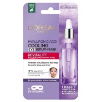 L`Oreal Revitalift Filler Hyaluronic Acid Cooling Eye Serum-Mask chodzca maska z serum pod oczy 11g