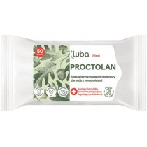 Luba Med Protectolan specjalistyczny papier toaletowy dla osb z hemoroidami 50szt