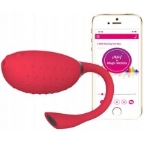 Magic Motion Fugu Smart Wearable Vibrator wibrator typu jajko sterowany aplikacją Red