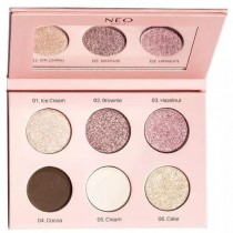 Neo Make Up Eyeshadow Palette paleta cieni prasowanych Nude 9g