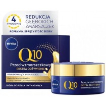 Nivea Q10 Przeciwzmarszczkowy odbudowujcy krem odywiajcy do skry dojrzaej i wymagajcej na noc 50ml