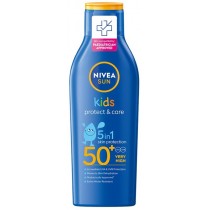 Nivea Sun Kids Protect & Care 5in1 balsam do opalania dla dzieci z organicznym olejkiem migdaowym 200ml
