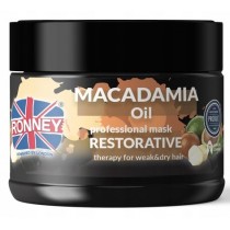 Ronney Macadamia Oil Professional mask Wzmacniajca maska z olejem makadamia do wosw suchych i osabionych 300ml