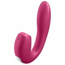 Satisfyer Sunray Air Pulse Stimulator + Vibration stymulator echtaczkowy z wibracj Berry