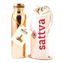 Sattva Ayurveda indyjska butelka miedziana Gładka 950ml